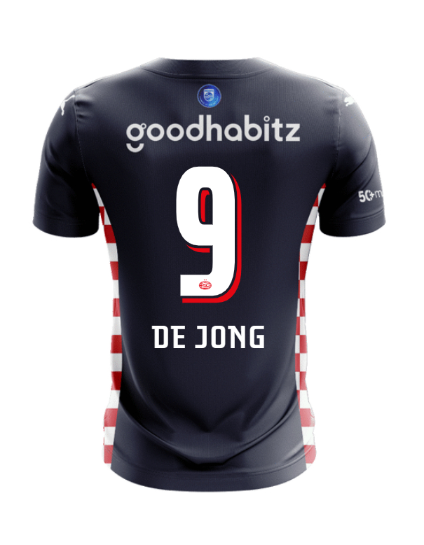 PSV Eindhoven Away DE Jong 9 Jersey 25-26