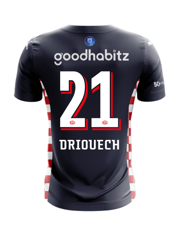 PSV Eindhoven Away Driouech 21 Jersey 25-26