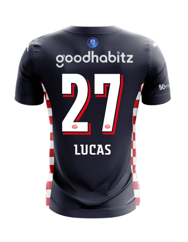 PSV Eindhoven Away Lucas 27 Jersey 25-26