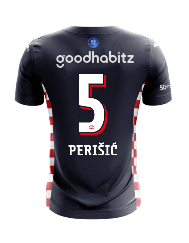 PSV Eindhoven Away Perišić 5 Jersey 25-26