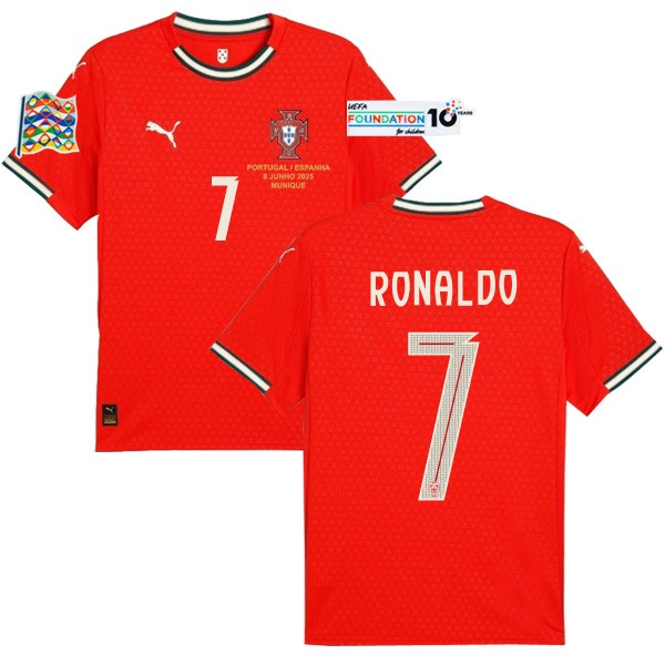 Portugal National League Final RONALDO 7 Jersey 2025