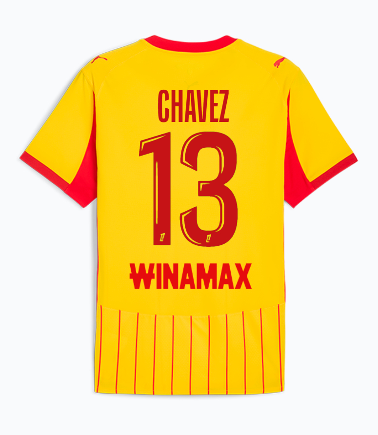 RC Lens Home CHAVEZ 13 Jersey 25-26