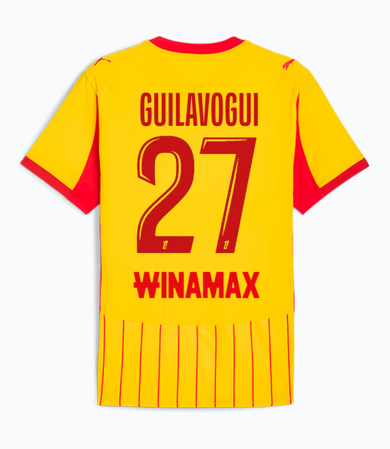 RC Lens Home GUILAVOGUI 27 Jersey 25-26