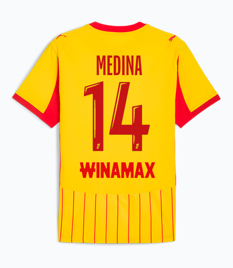 RC Lens Home MEDINA 14 Jersey 25-26