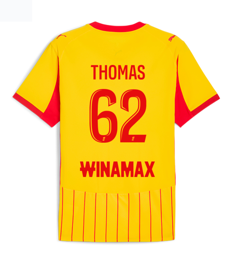 RC Lens Home THOMAS 62 Jersey 25-26
