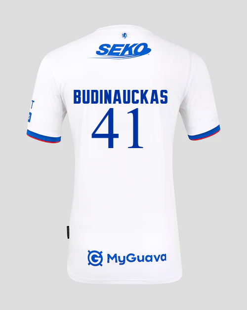 Rangers Away BUDINAUCKAS 41 Jersey 25-26