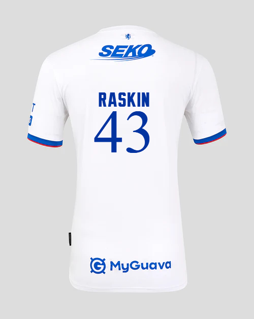 Rangers Away RASKIN 43 Jersey 25-26