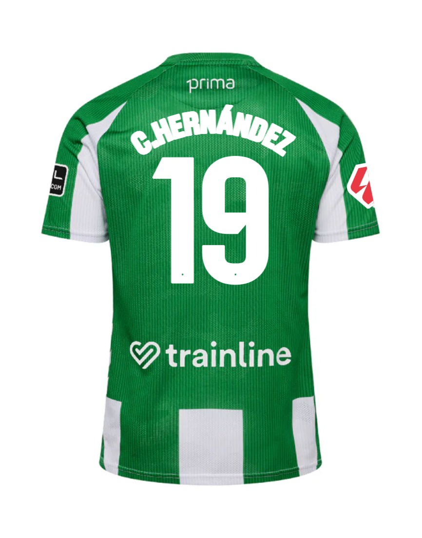 Real Betis Home C.HERNÁNDEZ 19 Jersey 25-26