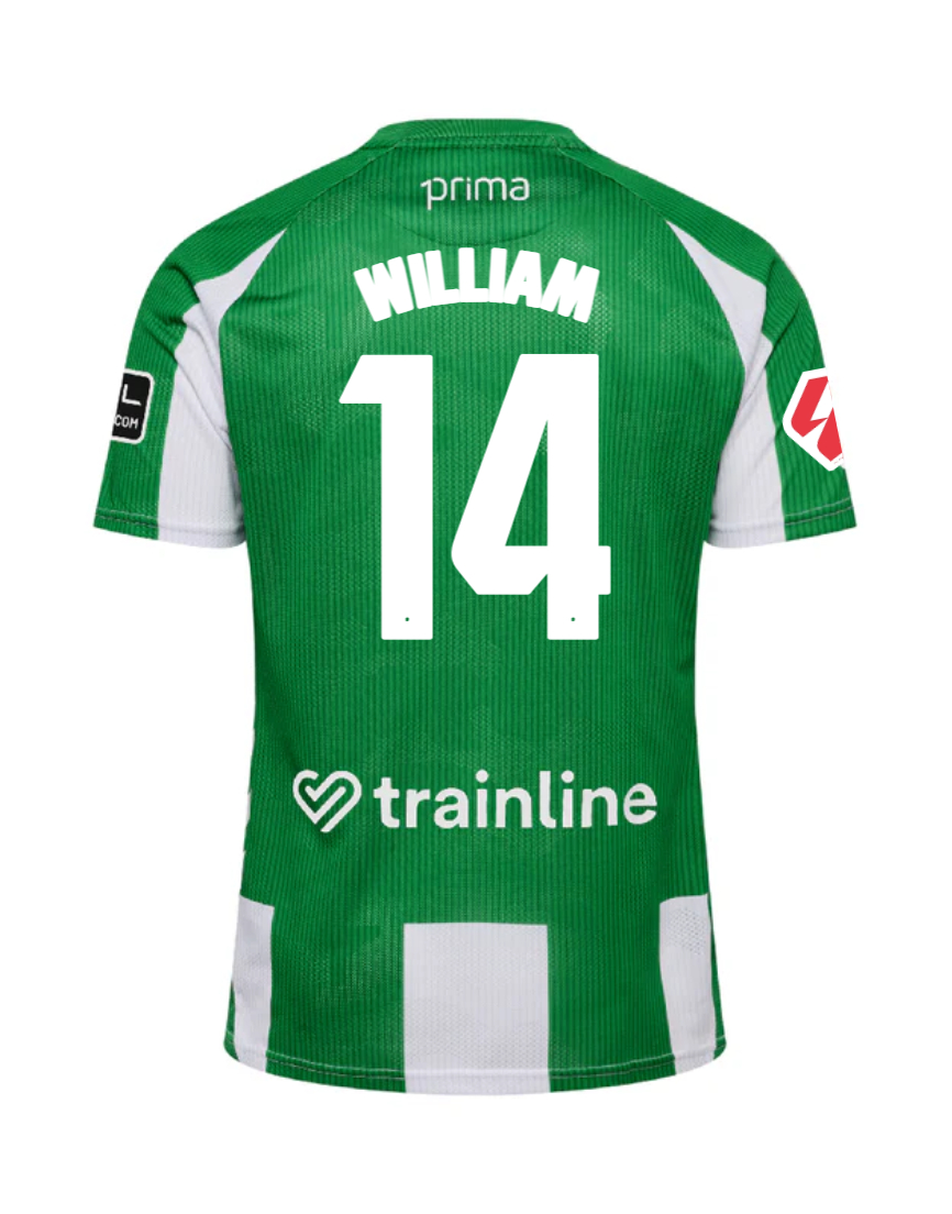 Real Betis Home WILLIAM 14 Jersey 25-26