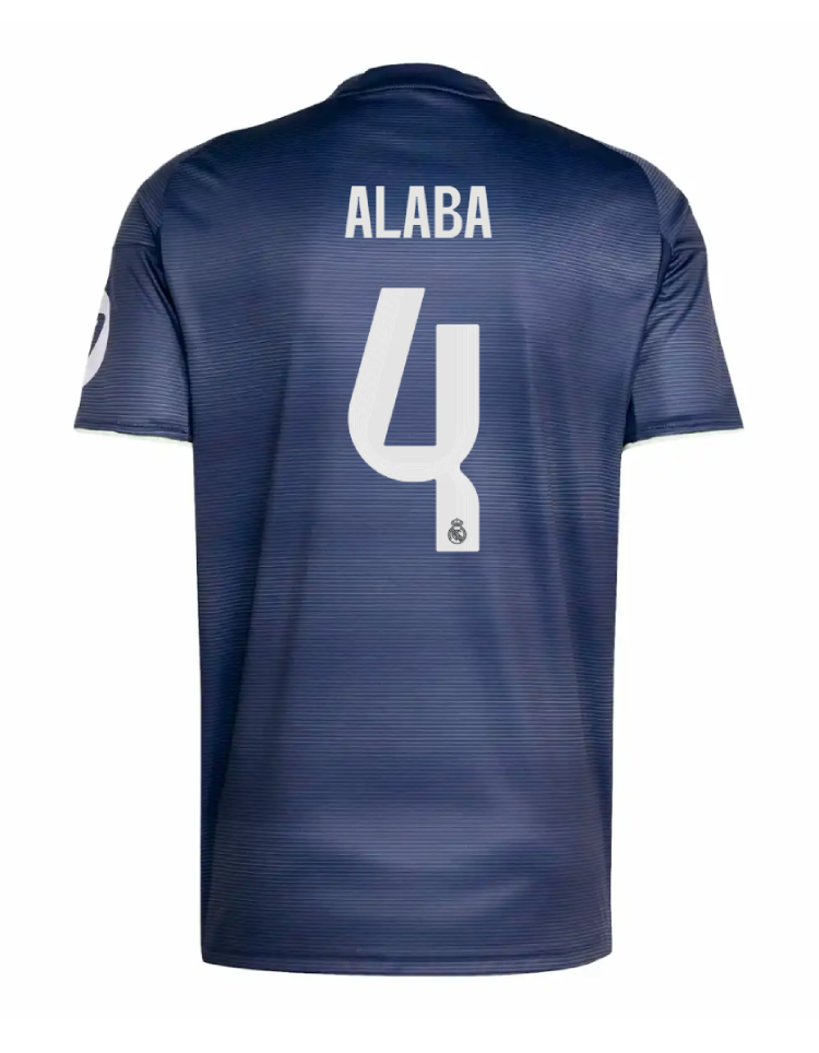 Real Madrid Away Alaba 4 Jersey 25-26
