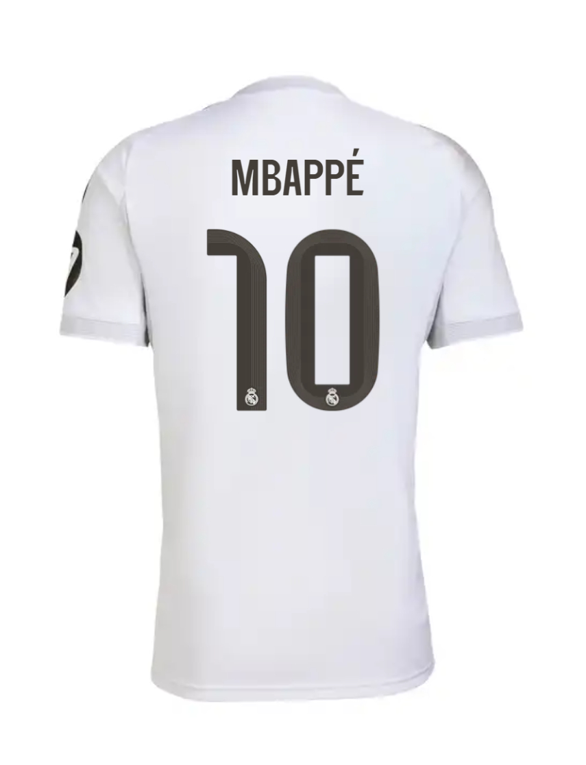 Real Madrid Home Mbappé 9 Jersey 25-26