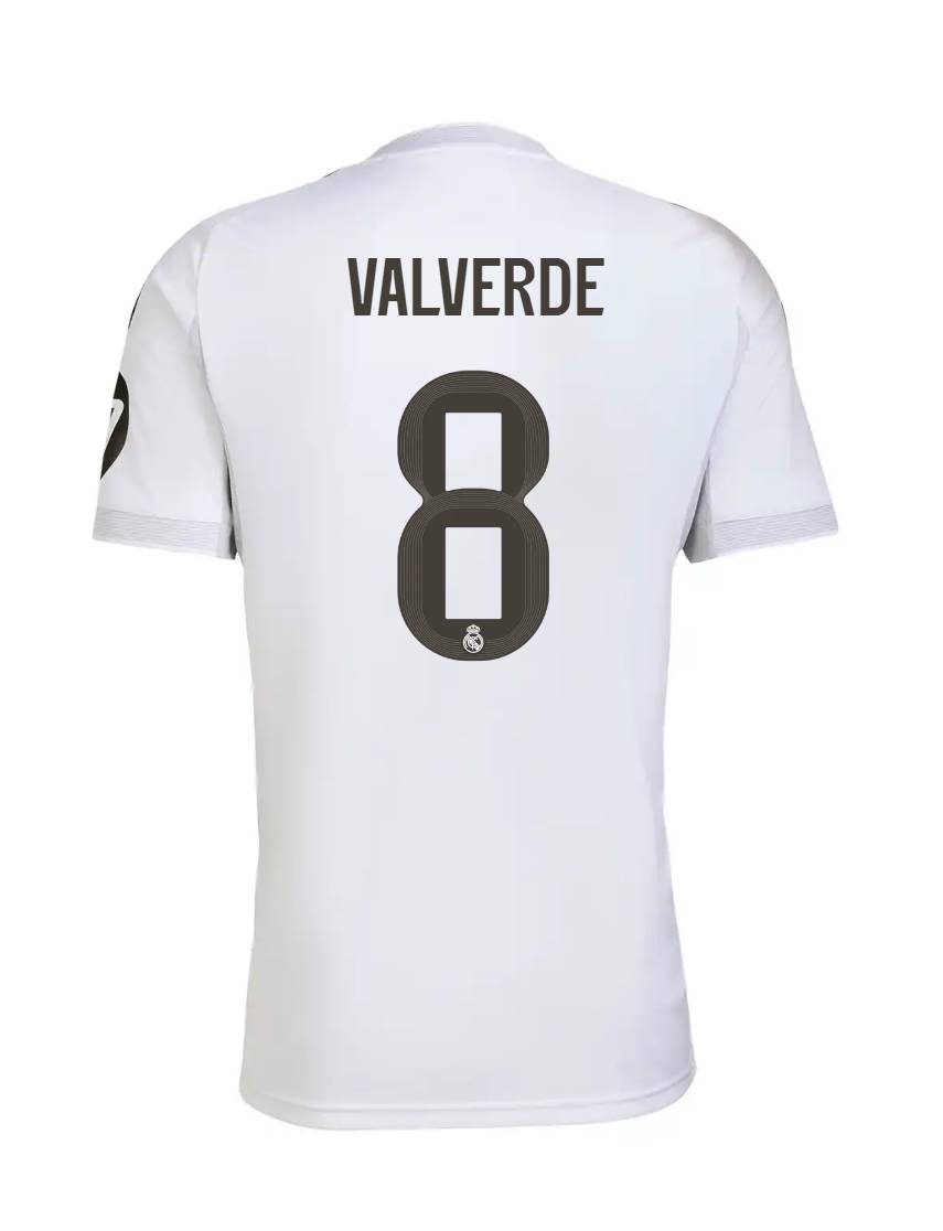 Real Madrid Home Valverde 8 Jersey 25-26