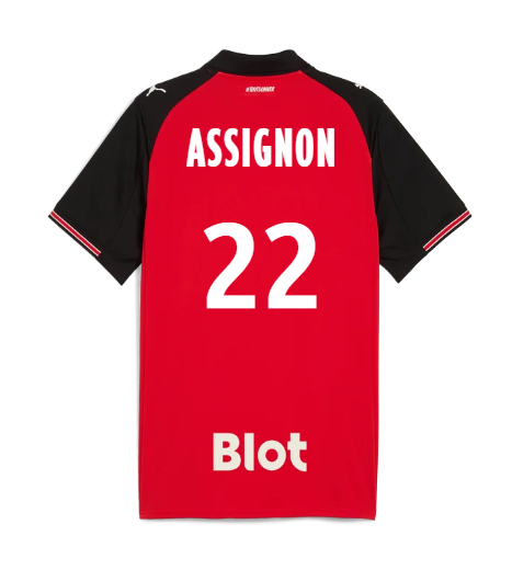 Rennais Home ASSIGNON 22 Jersey 25-26