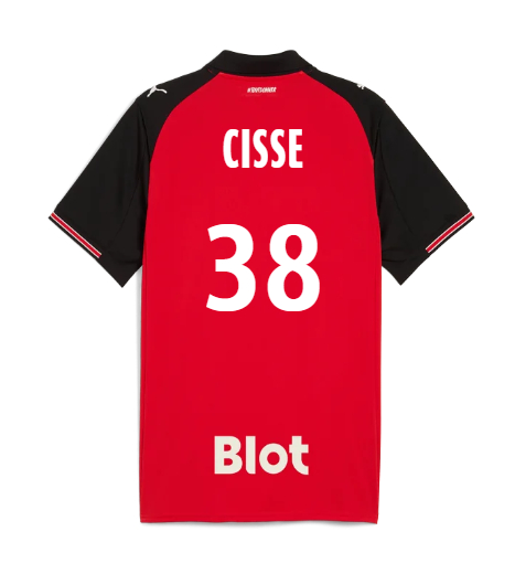 Rennais Home CISSE 38 Jersey 25-26