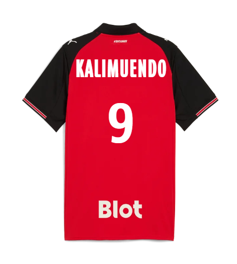 Rennais Home KALIMUENDO 9 Jersey 25-26