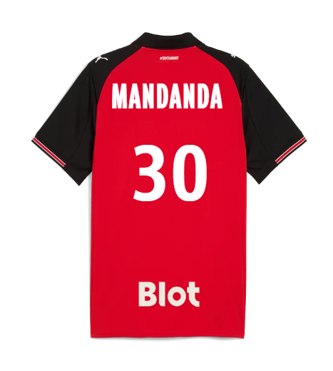 Rennais Home MANDANDA 30 Jersey 25-26