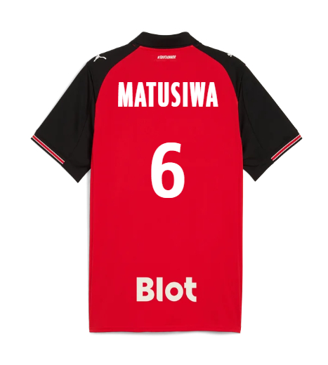 Rennais Home MATUSIWA 6 Jersey 25-26