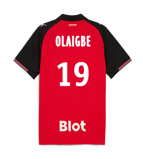 Rennais Home OLAIGBE 19 Jersey 25-26