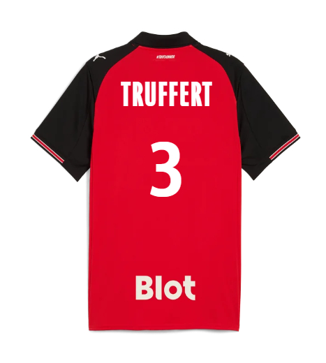 Rennais Home TRUFFERT 3 Jersey 25-26
