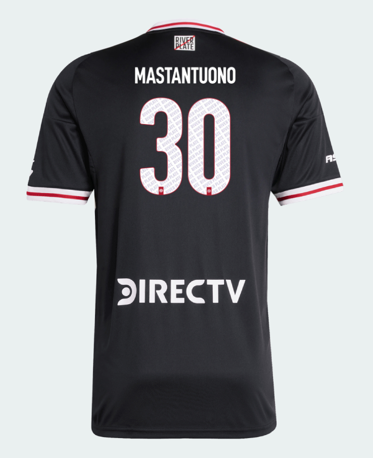 River Plate Away Mastantuono 30 Jersey 25-26