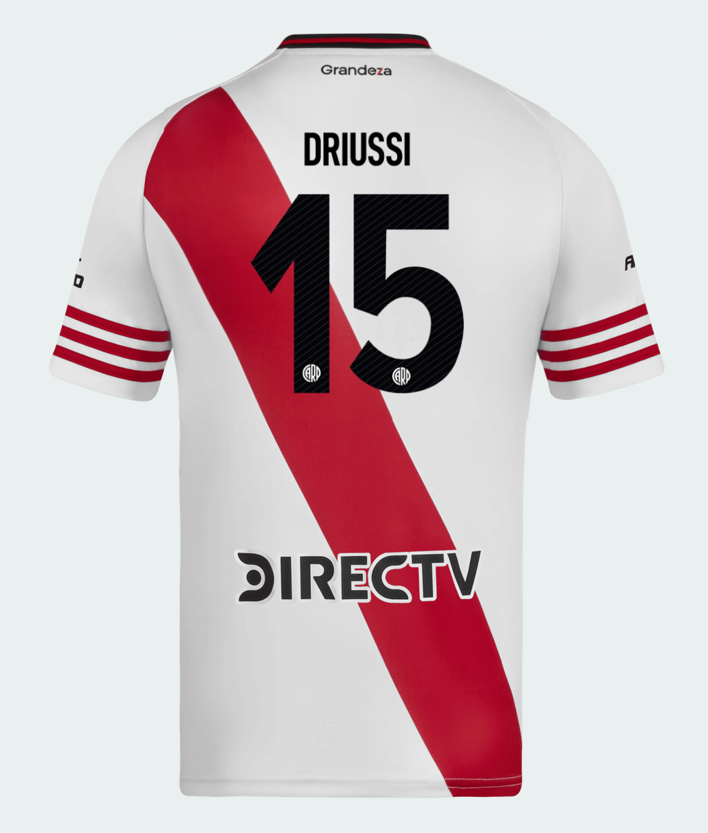 River Plate Home Driussi 15 Jersey 25-26