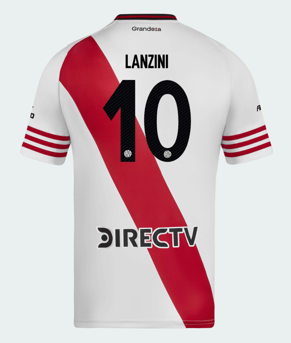 River Plate Home Lanzini 10 Jersey 25-26