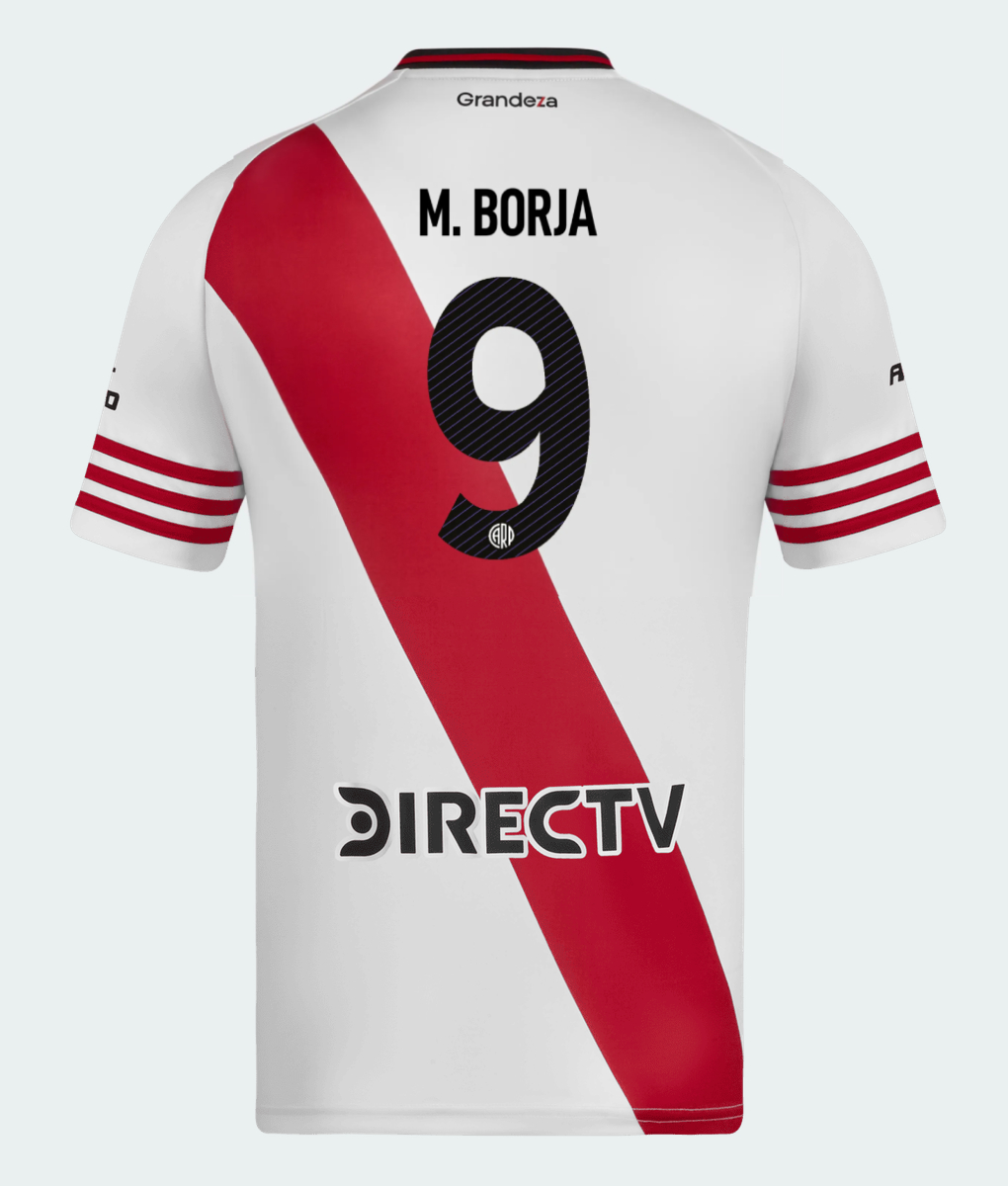 River Plate Home M. Borja 9 Jersey 25-26