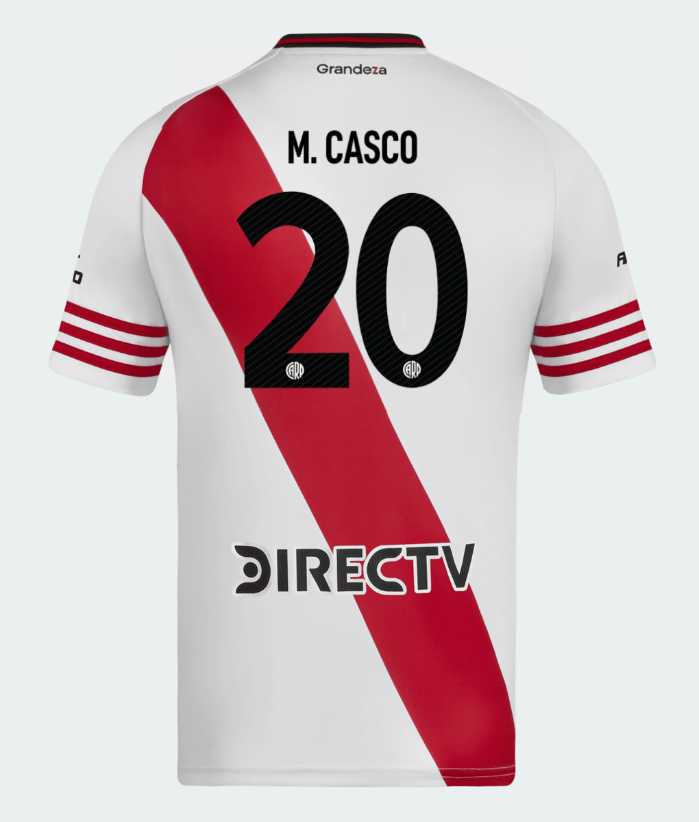 River Plate Home M. Casco 20 Jersey 25-26
