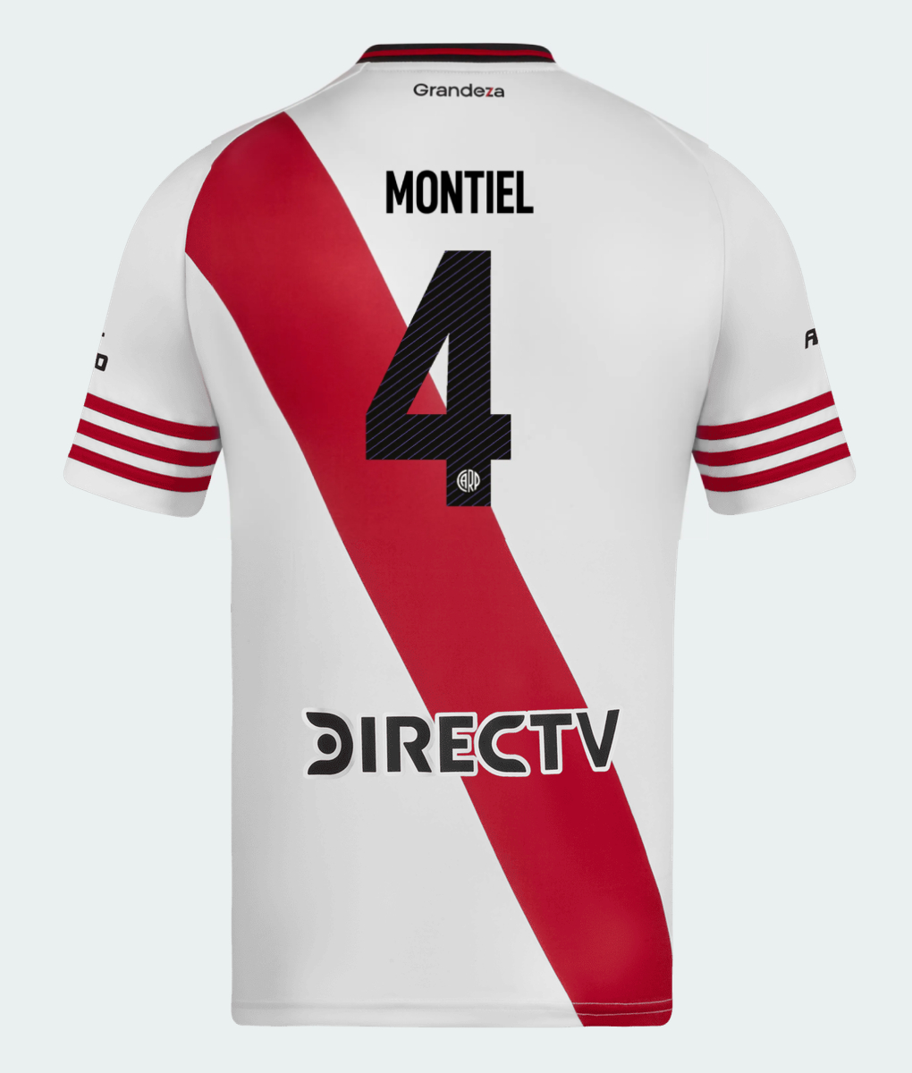 River Plate Home Montiel 4 Jersey 25-26