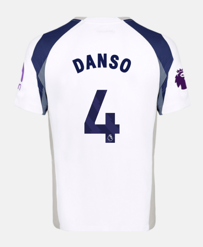 Tottenham Hotspur Home DANSO 4 Jersey 25-26