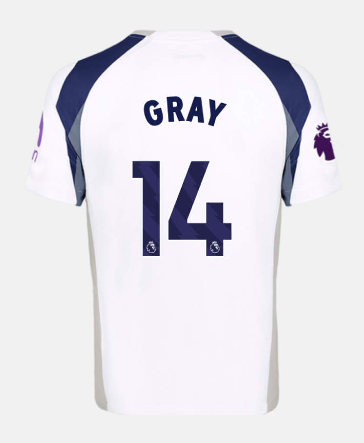 Tottenham Hotspur Home GRAY 14 Jersey 25-26