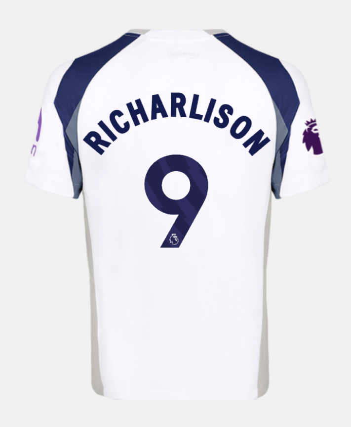 Tottenham Hotspur Home RICHARLISON 9 Jersey 25-26