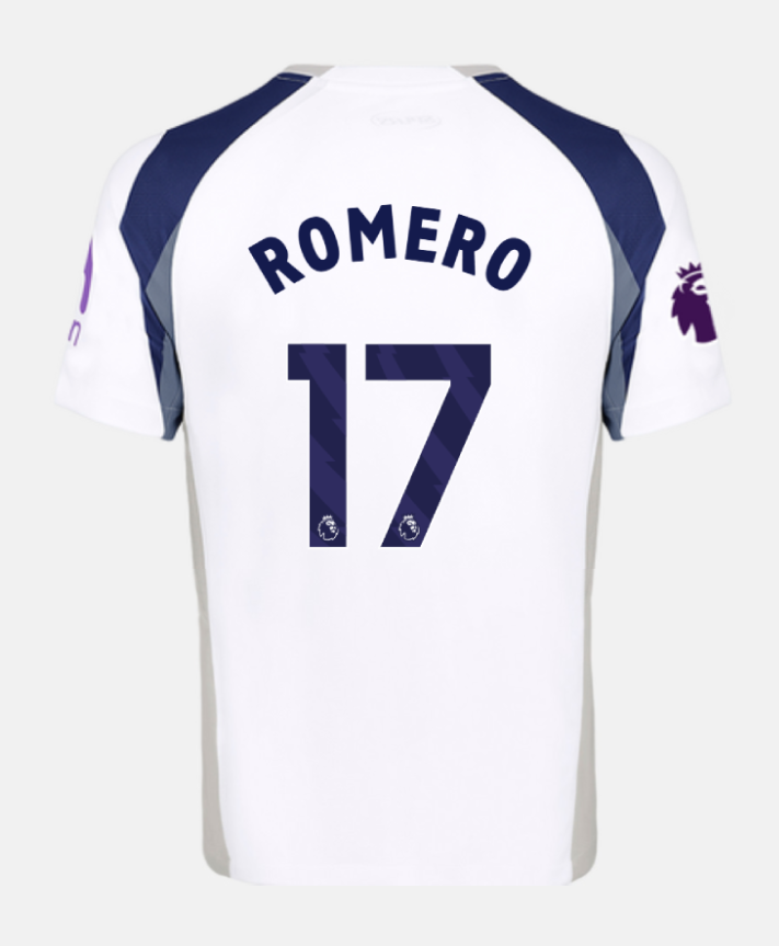 Tottenham Hotspur Home ROMERO 17 Jersey 25-26
