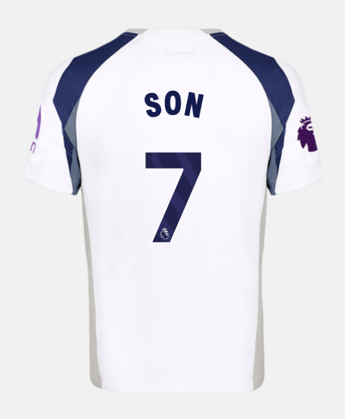 Tottenham Hotspur Home SON 7 Jersey 25-26