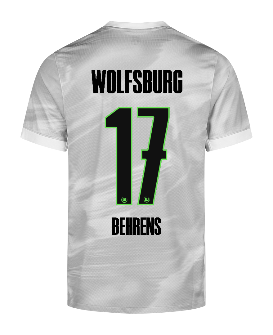 Wolfsburg Away BEHRENS 17 Jersey 25-26
