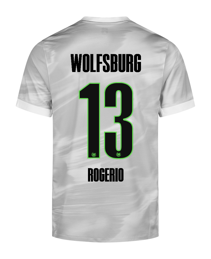 Wolfsburg Away ROGERIO 13 Jersey 25-26