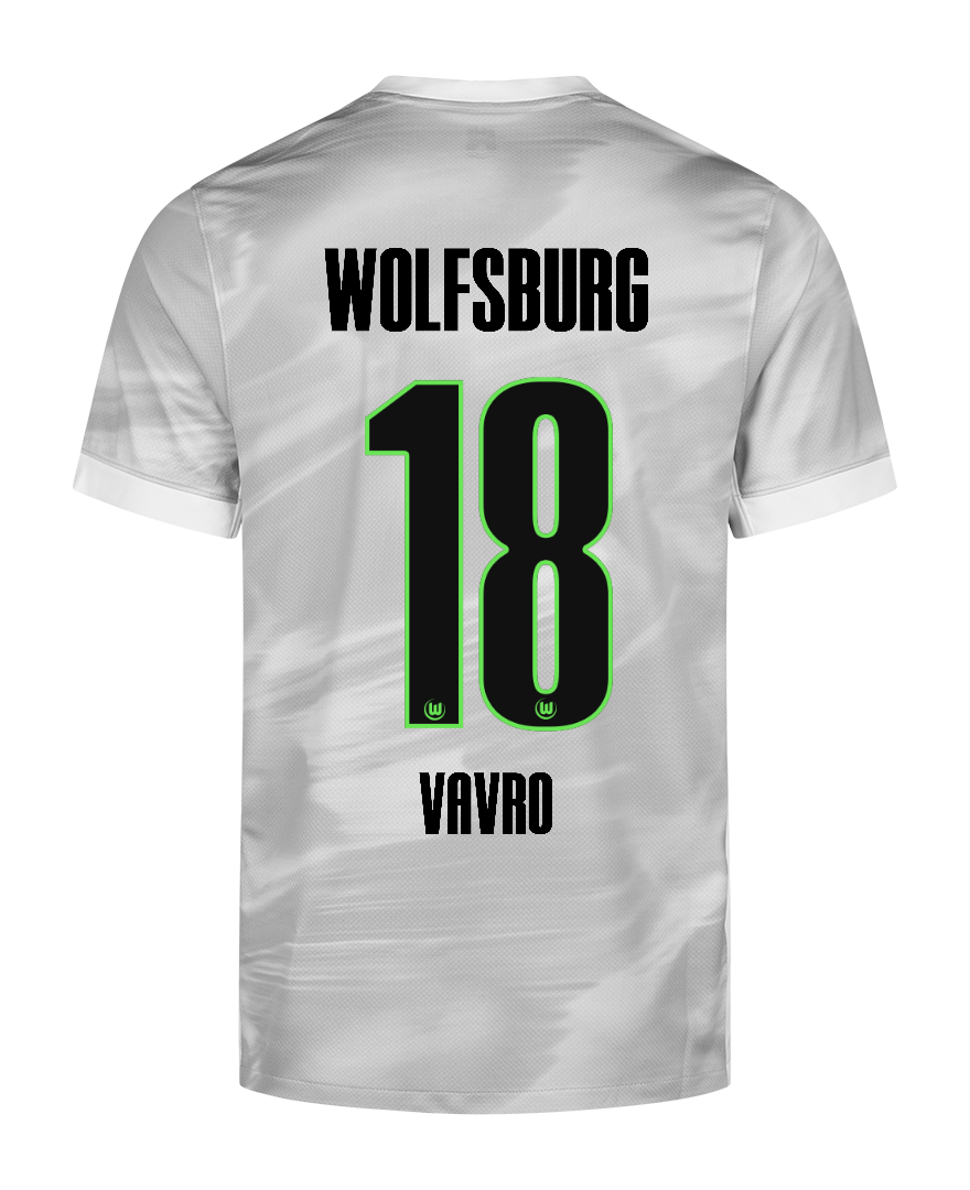 Wolfsburg Away VAVRO 18 Jersey 25-26