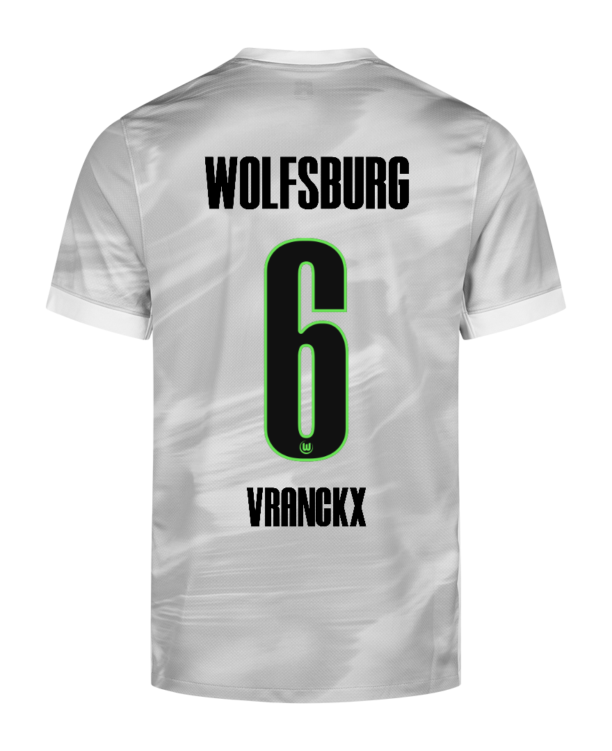Wolfsburg Away VRANCKX 6 Jersey 25-26