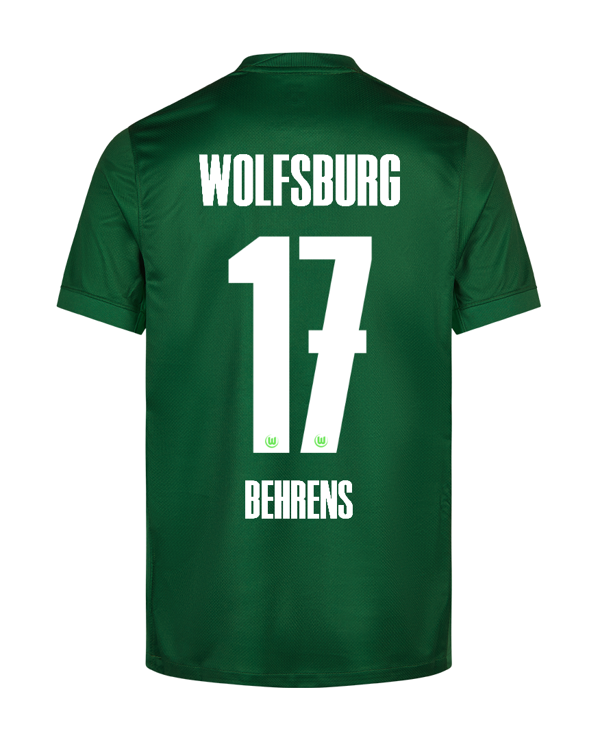 Wolfsburg Home BEHRENS 17 Jersey 25-26