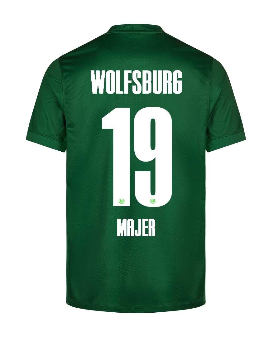 Wolfsburg Home MAJER 19 Jersey 25-26