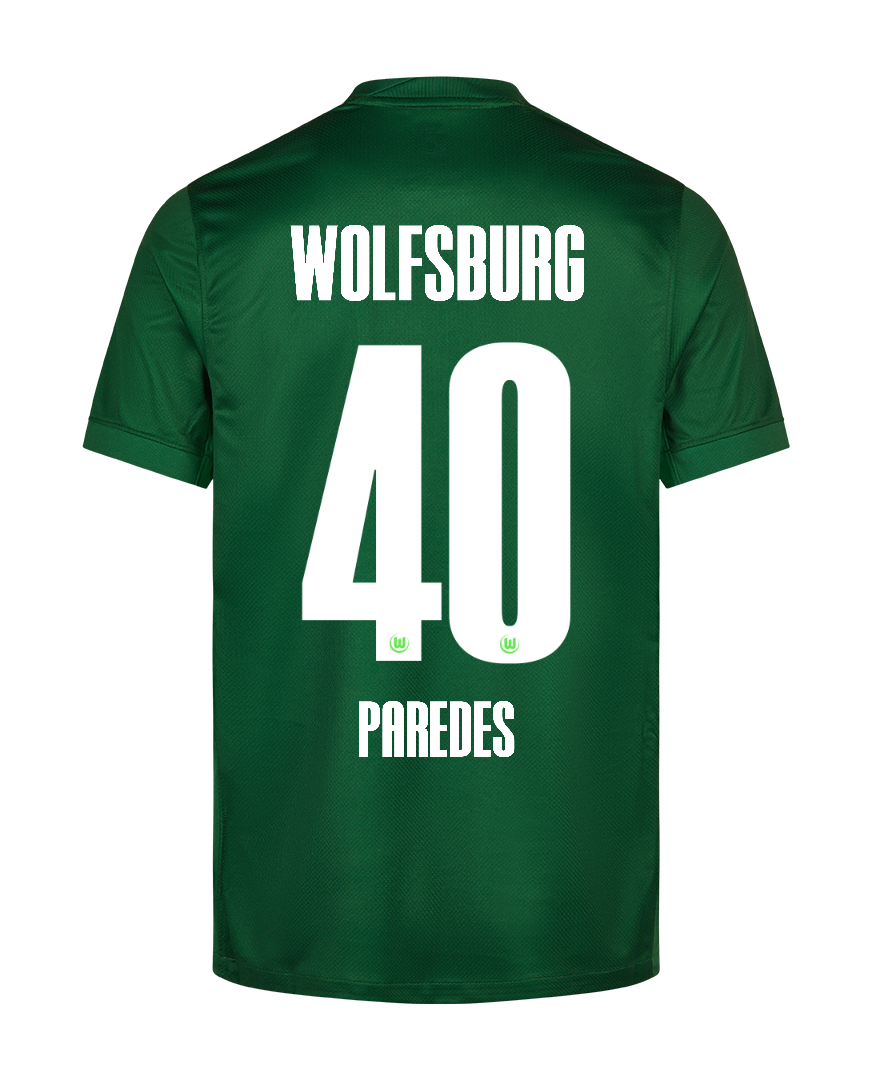 Wolfsburg Home PAREDES 40 Jersey 25-26
