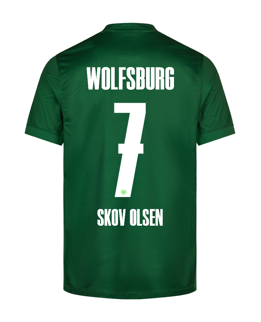 Wolfsburg Home SKOV OLSEN 7 Jersey 25-26