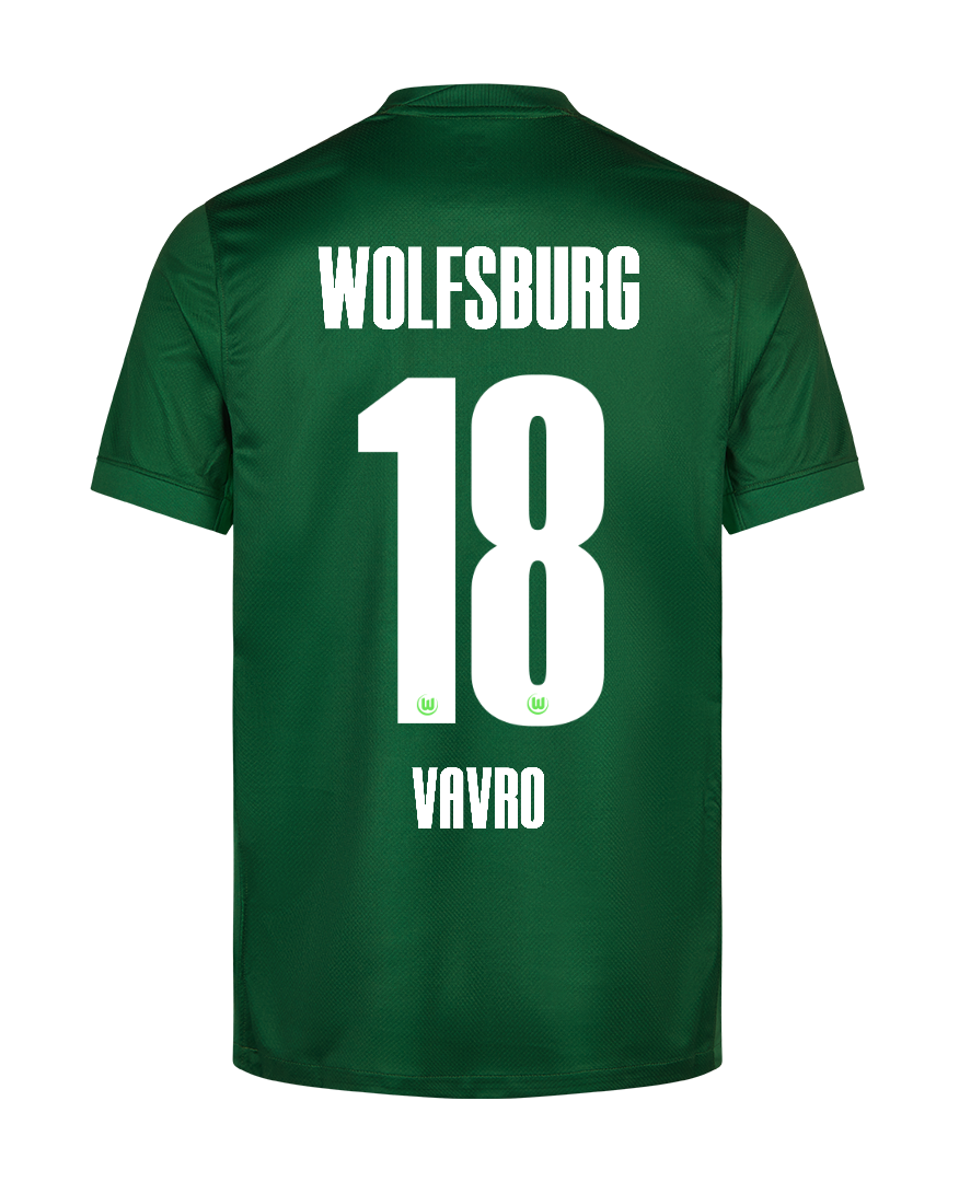 Wolfsburg Home VAVRO 18 Jersey 25-26