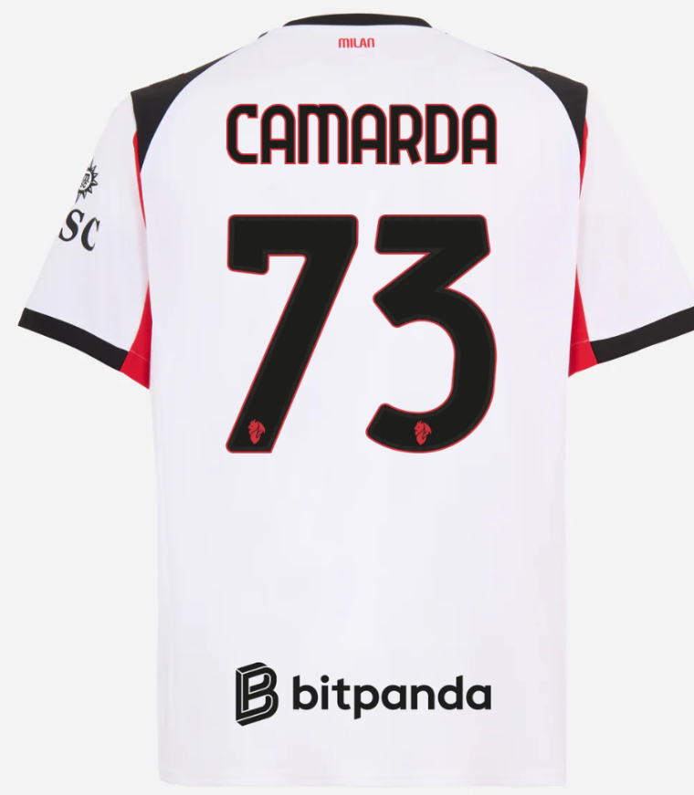 AC Milan Away CAMARDA 73 Jersey 25-26