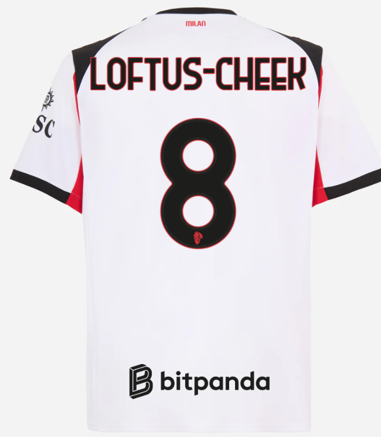 AC Milan Away LOFTUS-CHEEK 8 Jersey 25-26