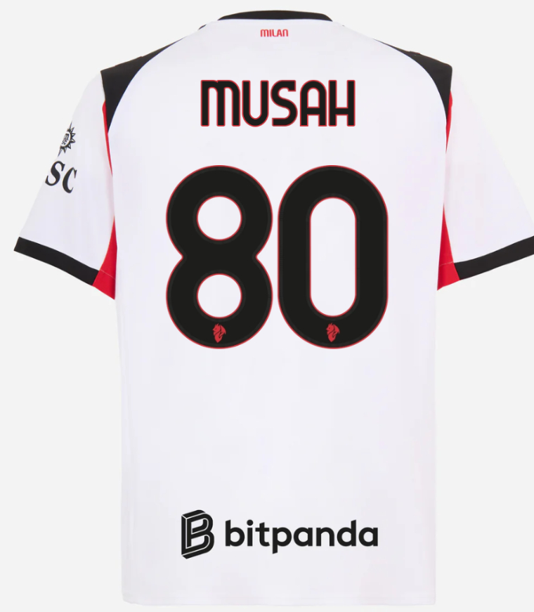 AC Milan Away MUSAH 80 Jersey 25-26