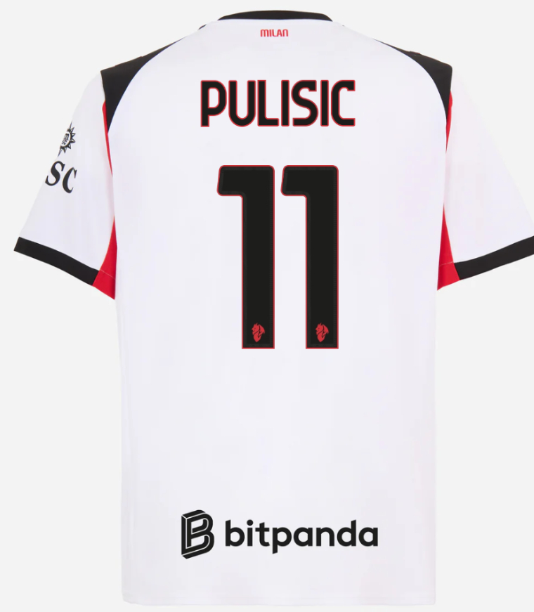 AC Milan Away PULISIC 11 Jersey 25-26
