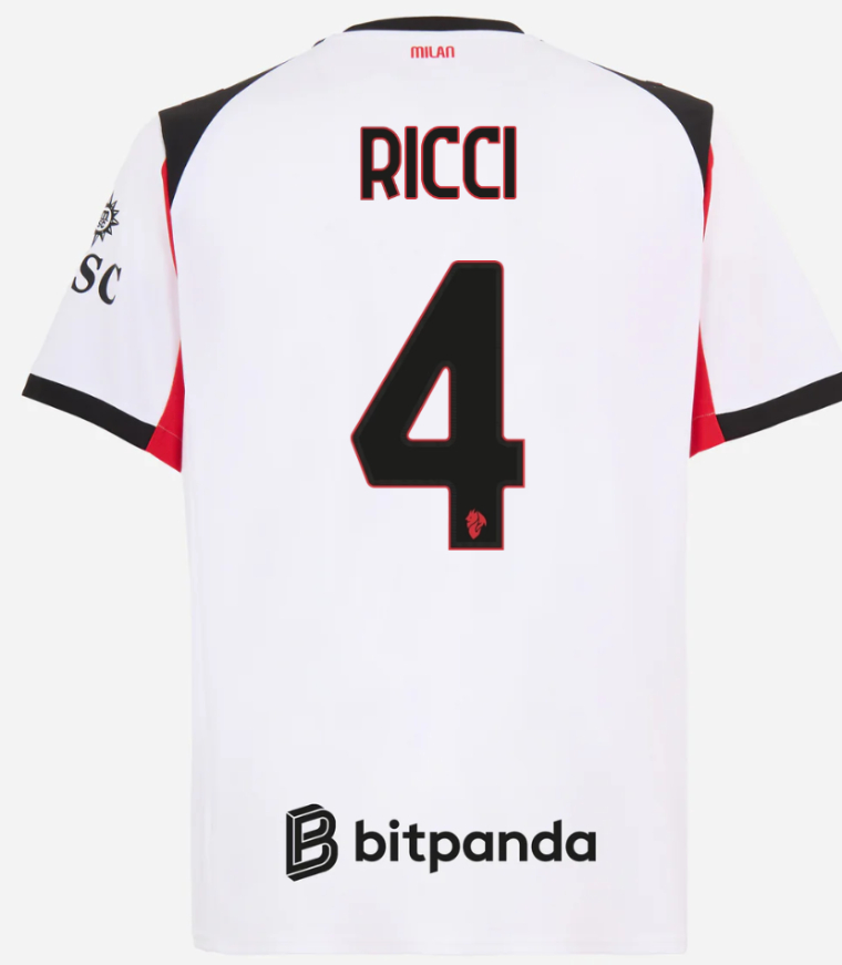 AC Milan Away RICCI 4 Jersey 25-26