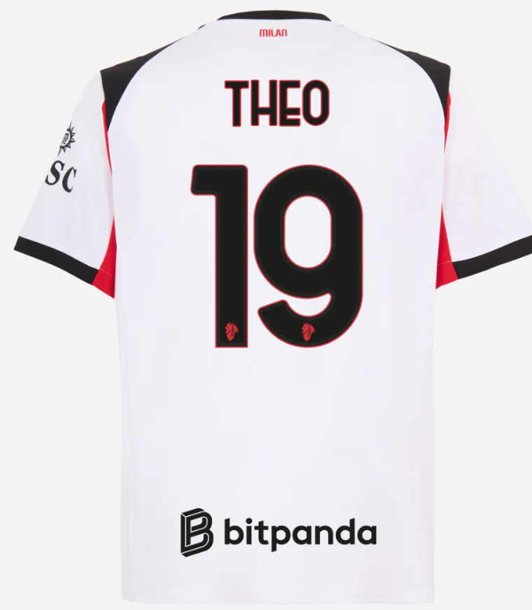 AC Milan Away THEO 19 Jersey 25-26