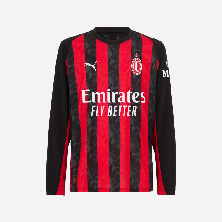 AC Milan Home Long Sleeve Jersey 25-26